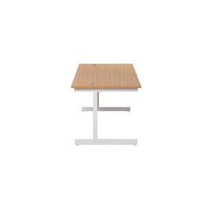 Jemini Single Rect Desk 1400 N/Oak