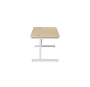 Jemini Single Rect Desk 1400 Maple