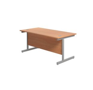 Jemini Single Rect Desk 1600 Beech