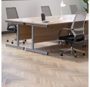 Jemini Single Rect Desk 1600 Beech