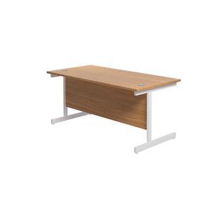 Jemini Single Rect Desk 1600 N/Oak