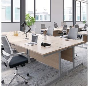 Jemini Single Rect Desk 1600 D/Wal