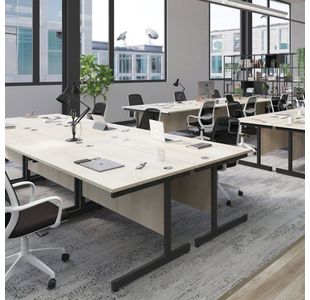 Jemini Single Rect Desk 1800 Beech