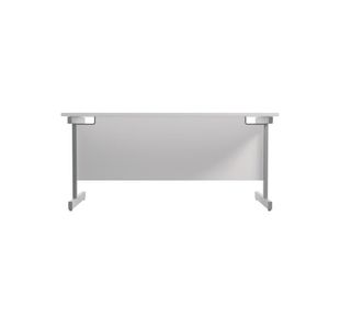 Jemini Single Rect Desk 1800 White