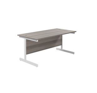 Jemini Single Rect Desk 1800 G/Oak