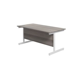 Jemini Single Rect Desk 1800 G/Oak