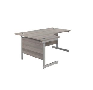 Jemini Rdl Lh Cantilever Desk G/Oak