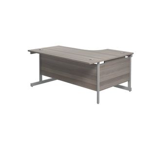 Jemini Rdl Lh Cantilever Desk G/Oak