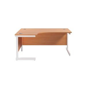 Jemini Rdl Lh Cantilever Desk Beech