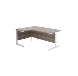 Jemini Rdl Lh Cantilever Desk G/Oak