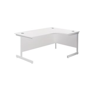 Jemini Rdl Rh Cantilever Desk White