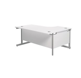 Jemini Rdl Lh Cantilever Desk White