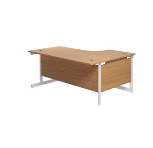 Jemini Rdl Lh Cantilever Desk N/Oak
