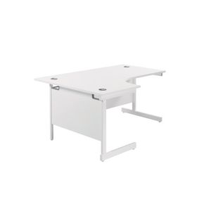 Jemini Rdl Lh Cantilever Desk White