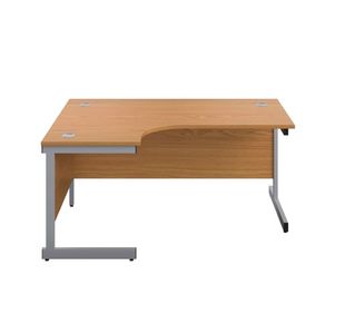 First Radial Lh Desk 1600 Noak/Slv