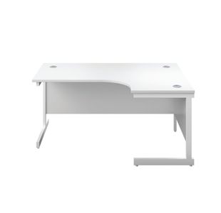 First Radial Rh Desk 1800 Wht/Wht