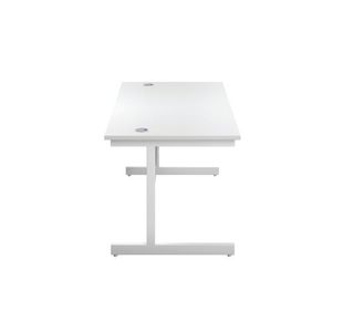 First Rect Desk 1200 White/White