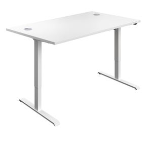First Sit/Stand Desk 1200X800Mm Wht