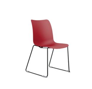 Jemini Flexi Skid Chair Red