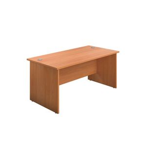 Jemini Rect Panel End Desk Beech