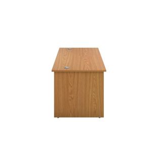 Jemini Rect Panel End Desk Nova Oak