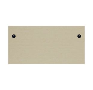 Jemini Rect Panel End Desk Maple