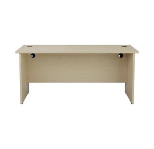 Jemini Rect Panel End Desk Maple