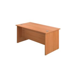 Jemini Rect Panel End Desk Beech
