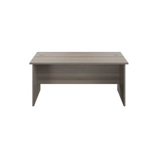 Jemini Rect Panel End Desk Grey Oak