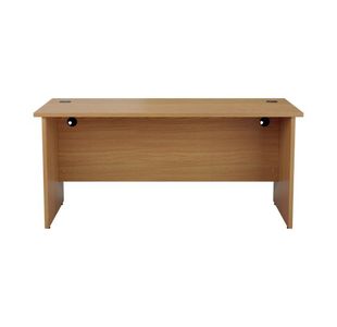 Jemini Rect Panel End Desk Nova Oak