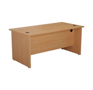 Jemini Rect Panel End Desk Beech