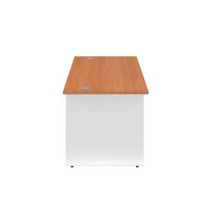 Jemini Rect Panel End Desk Beech/Wht