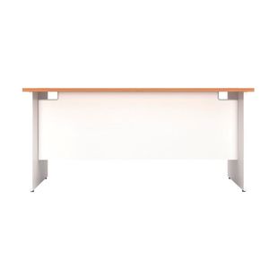 Jemini Rect Panel End Desk Beech/Wht