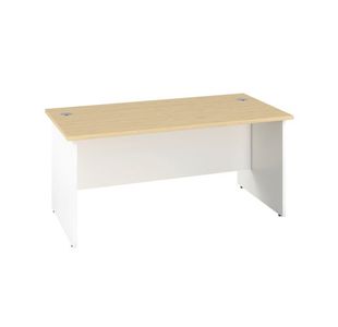 Jemini Rect Panel End Desk Mple/Wht