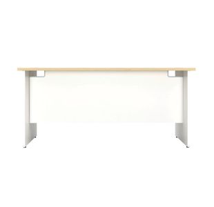 Jemini Rect Panel End Desk Mple/Wht