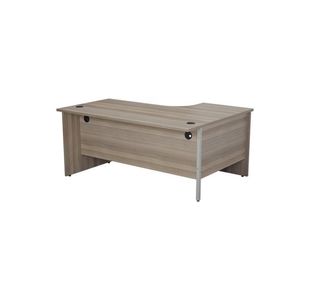 Jemini Rdl Lh Desk Panel Grey Oak