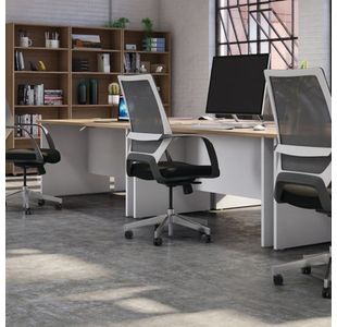 Jemini Switch Rdl Lh Desk Grey Oak