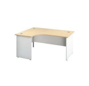 Jemini Switch Rdl Lh Desk Maple/Wht