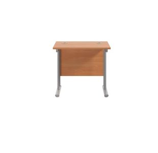 Jemini Double Upright Rect Desk Bch