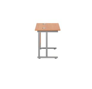 Jemini Double Upright Rect Desk Bch