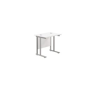 Jemini Double Upright Rect Desk Wht