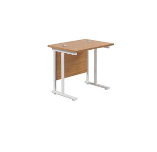 Jemini Rect Cant Desk 800X600 N/Oak