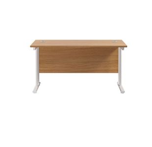 Jemini Rect Cant Desk 1200 N/Oak/Wht