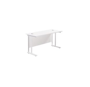 Jemini Rect Cant Desk 1200 Wht/Wht