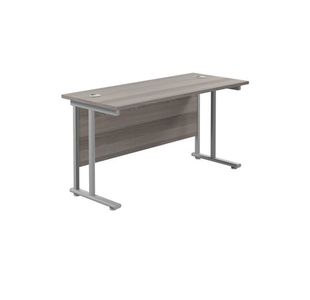 Jemini Rect Cant Desk 1400X600 G/Oak