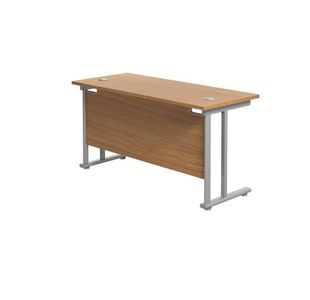 Jemini Rect Cant Desk 1400X600 N/Oak
