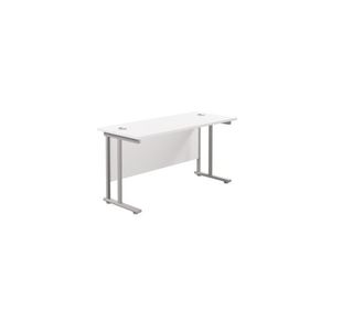 Jemini Rect Cant Desk 1400X600 Wht