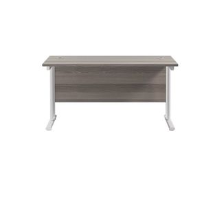 Jemini Rect Cant Desk 1400X600 G/Oak