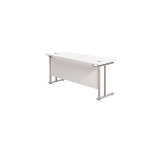Jemini Rect Cant Desk 1600X600 Wht