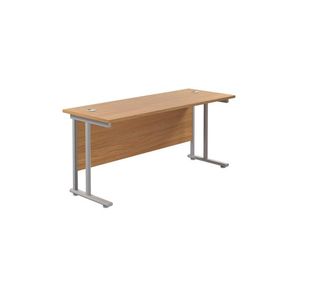 Jemini Rect Cant Desk 1800X600 N/Oak